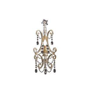 Mechini / Wall Lights / Bohemian Crystal and Clear Pearl Banding A135/1