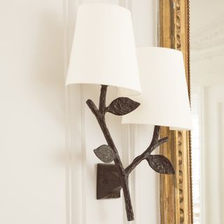 Objet Insolite / Bronze sconces / Applique Flora double