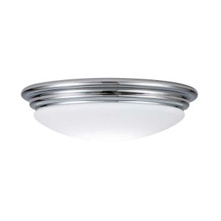 Elstead Lighting / Ceiling Lights / Brompton 1 Light Flush - Polished Chrome