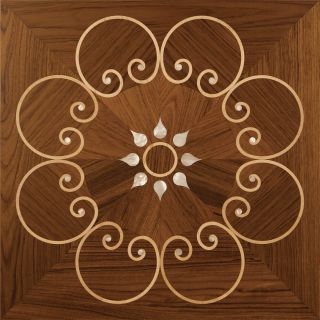 Berti / Kvadratisk yta marqueteri / Pattern floor Carraretto