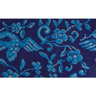 Bisazza / Mosaico - Decorations / China Birds Blue (Timeless)