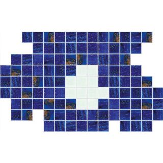 Bisazza / Mosaico - Decorations / Fiore Blu Piccolo (Pools)