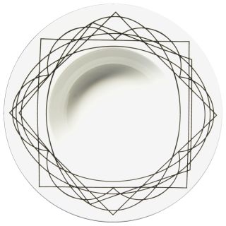 Le Porcellane / Plates & Bowls Tabletop / Baroqeat Black 5862