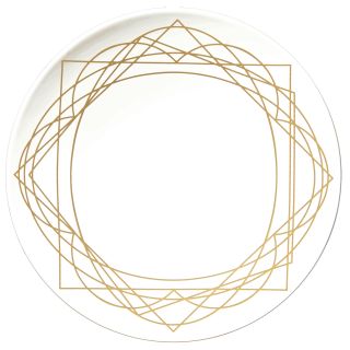 Le Porcellane / Plates & Bowls Tabletop / Baroqeat Gold 5883