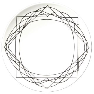 Le Porcellane / Plates & Bowls Tabletop / Baroqeat Black 5879