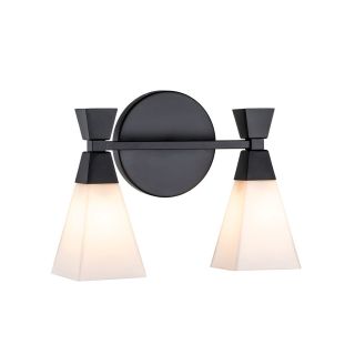Elstead Lighting / Wall Lights / Bowtie 2lt Wall Light - Matte Black