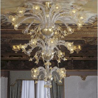 Glass & Glass Murano / Chandeliers / Traditional Venetian chandeliers C-Forte-2/24