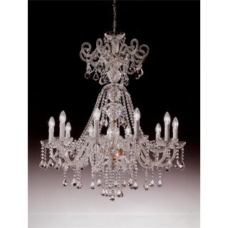 Italian Luxury Lighting / Chandeliers / Elegance Crystal 10 Lights D1305 010
