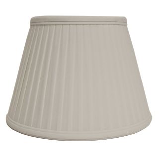 Elstead Lighting / / 10"" Cotton Fine/Pencil Pleat Oyster (25Cm)