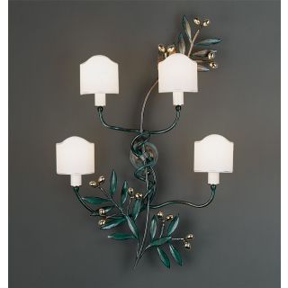Officina Ciani / Vägglampetter / Iron and Brass HL1095WA-4 Olivo
