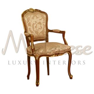 Modenese Luxury Interiors / Armrest Chairs / Oro Baroque Wooden 15539