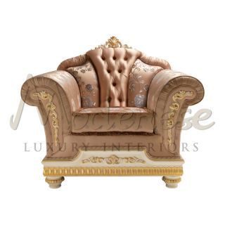 Modenese Luxury Interiors / Armchair / Classic Capitonne 14453