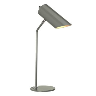 Elstead Lighting / Table Lamps / Quinto Dark Grey & Polished Nickel