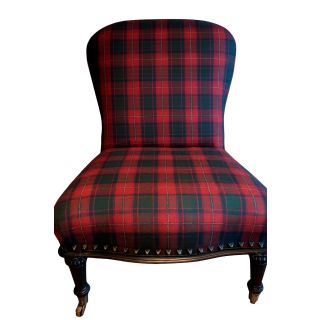 Ralph Lauren Home DUKE Sillón – Fabricación Artesanal con Tweed Escocés