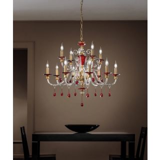 Euroluce Lampadari / Chandeliers / Rubino Alicante L8+4