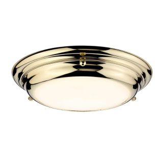 Elstead Lighting / Ceiling Lights / Welland 1 Light Mini LED Flush - Polished Brass