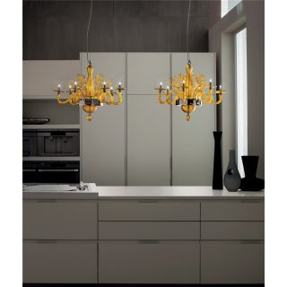 Euroluce Lampadari / Chandeliers / Yncanto L6 Small Ambra