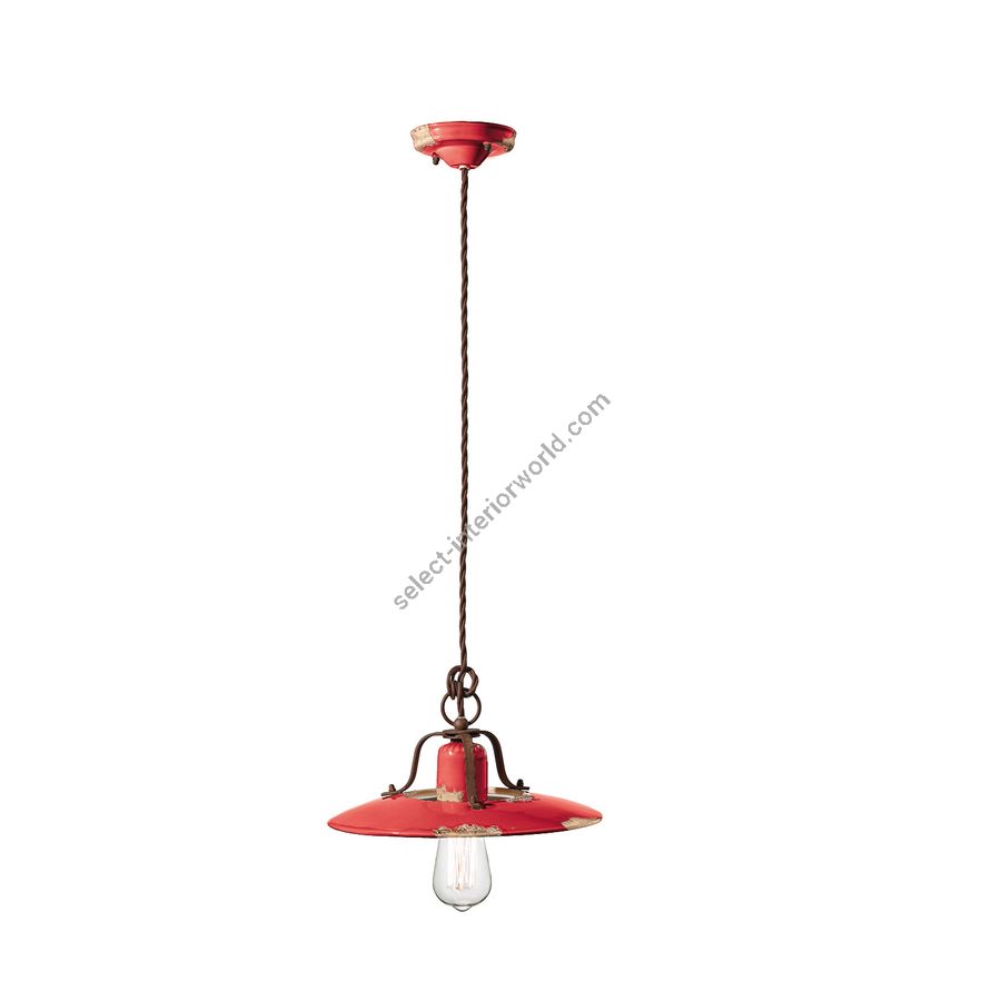 Red (Sfr) finish (cm.: W 30 x D 30 / inch.: W 15" x D 15")