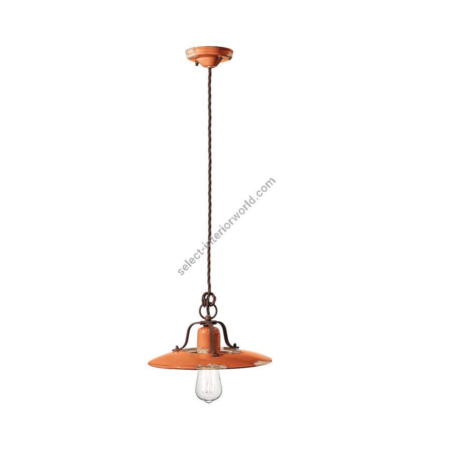 Orange (Vio) finish (cm.: W 30 x D 30 / inch.: W 15" x D 15")