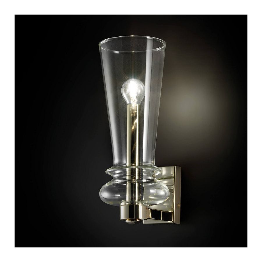 Light Gold Finish / Transparent Glass