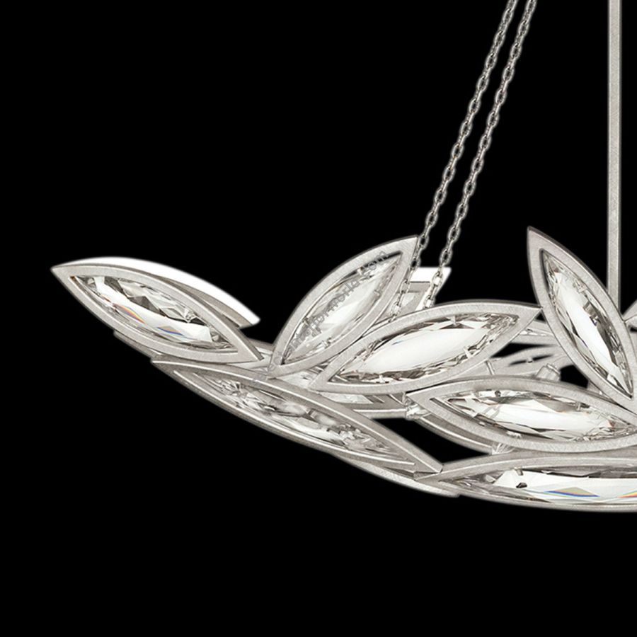 Platinized silver leaf finish - 849640-12