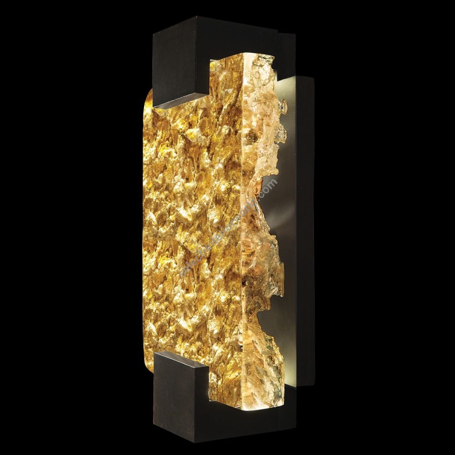 Black / Gold Leaf Glass - 896550-12