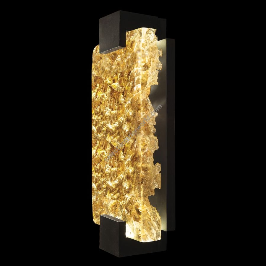 Black / Gold Leaf Glass - 896650-12