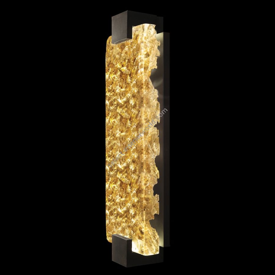 Black / Gold Leaf Glass - 896750-12