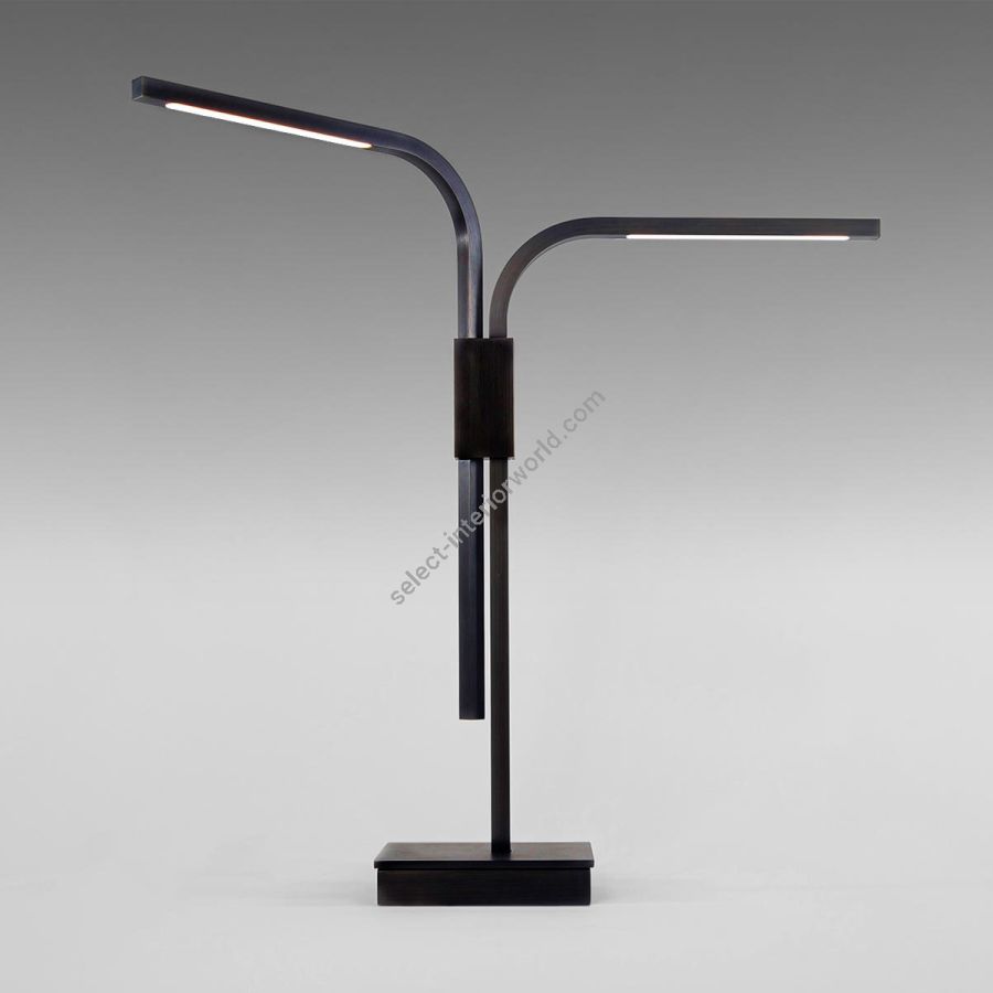 Table lamp / Blackened Brass finish