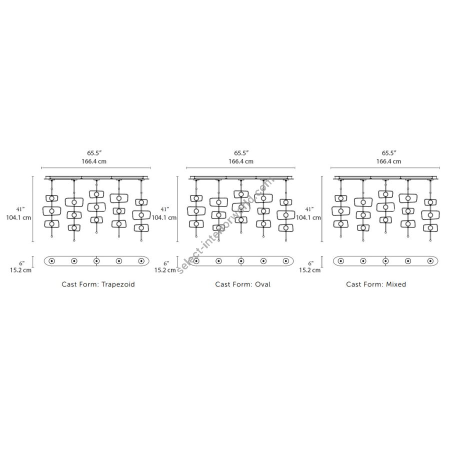 5 Stems/3 Cast Forms