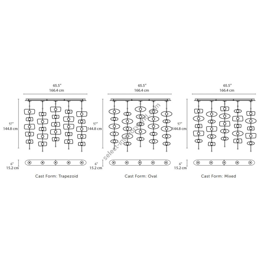 5 Stems/5 Cast Forms