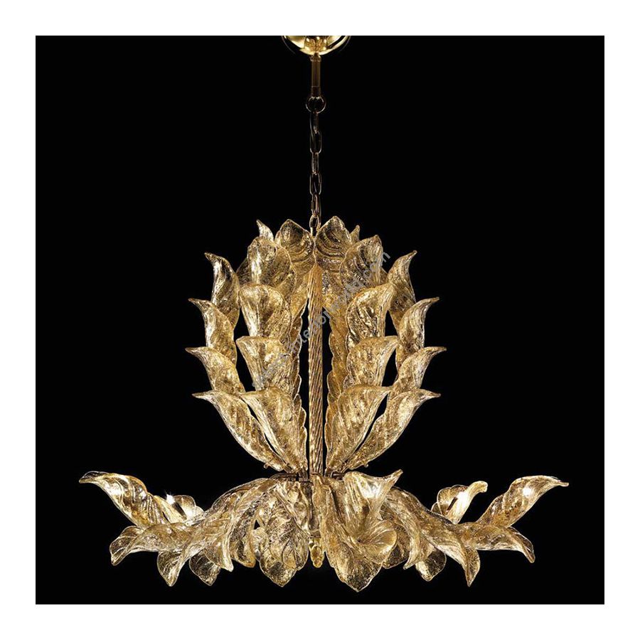 Clear gold glass