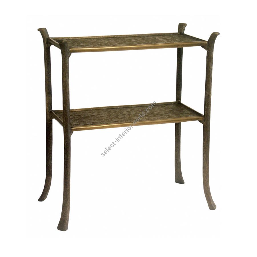 Light golden brown patina finish