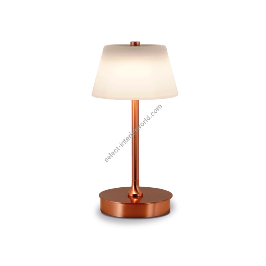 Rechargeable table lamp / Copper finish