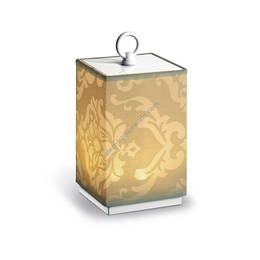 Royal Avorio fabric lampshade