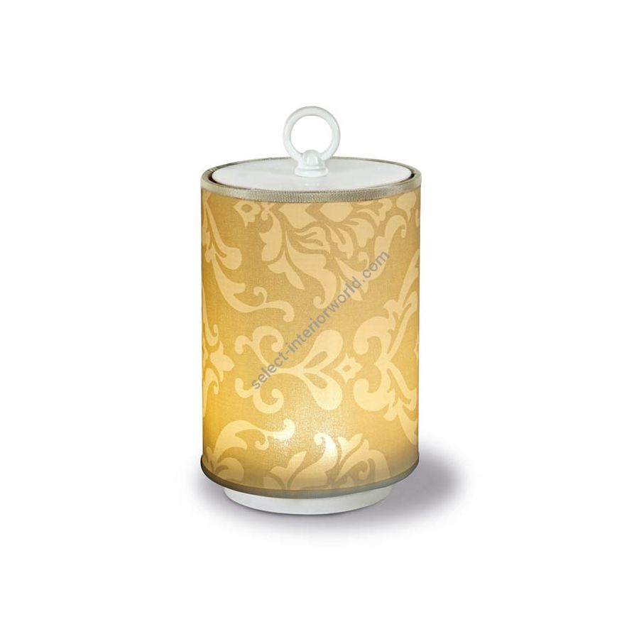 Royal Avorio fabric lampshade