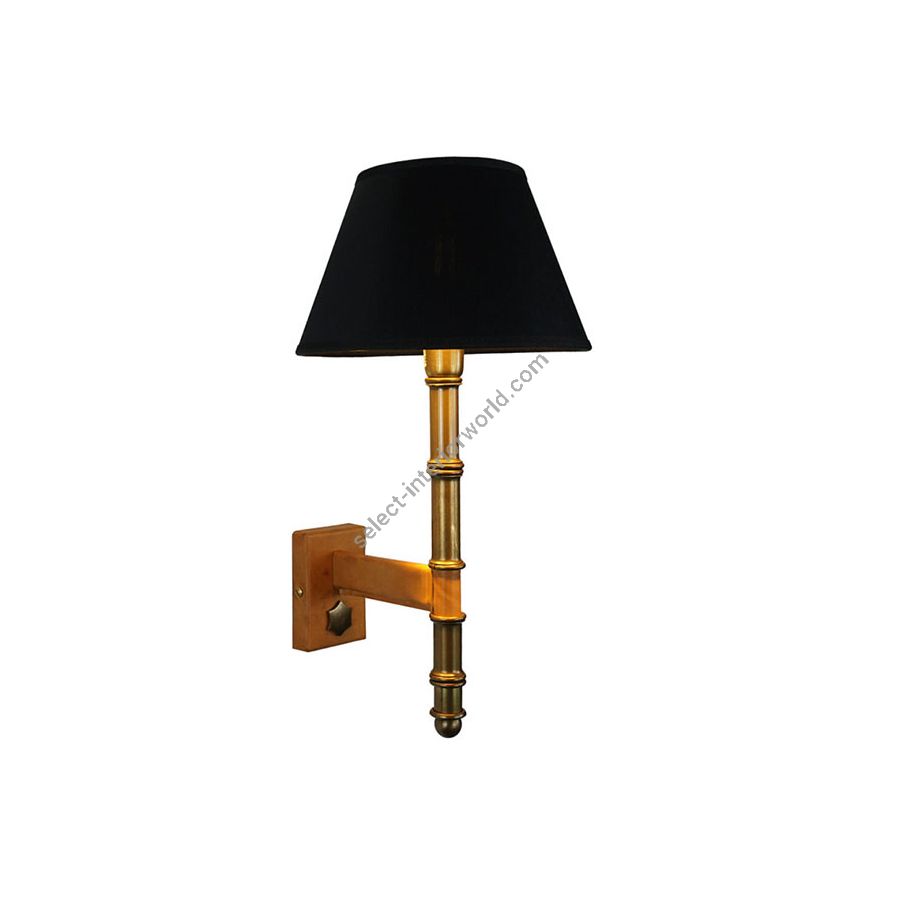 Aged brass finish