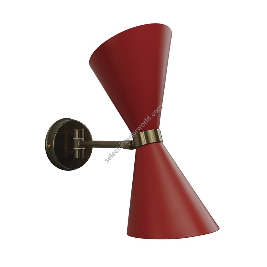 Red color lampshade