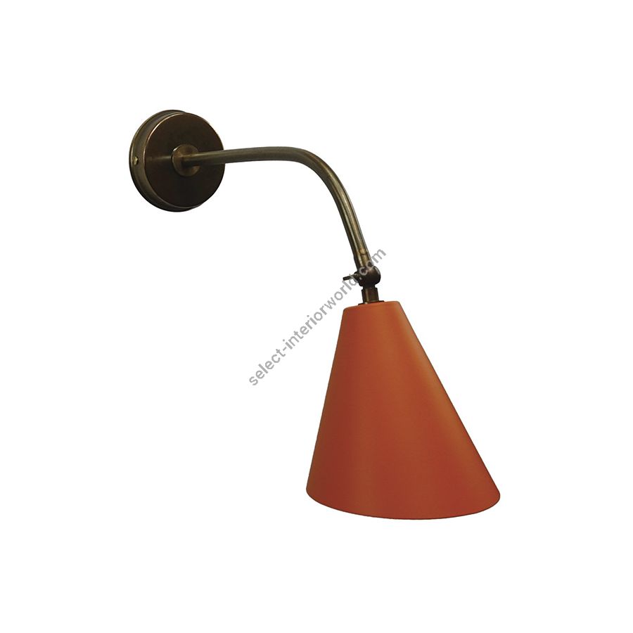 Orange color lampshade