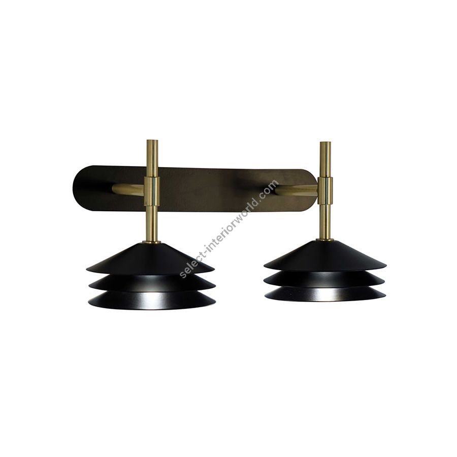 Satin brass finish