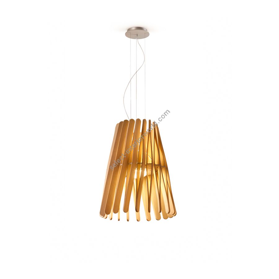 Pendant with 2 LED bulb type