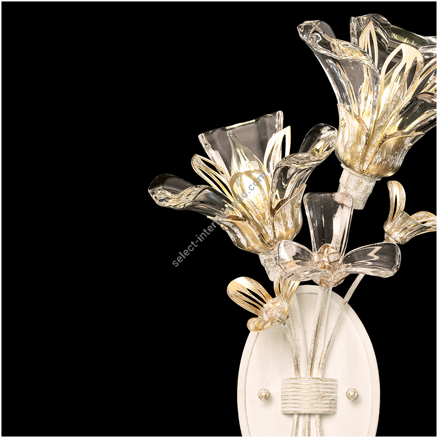 White Gesso Finish / RSF Wall Sconce 915750-3