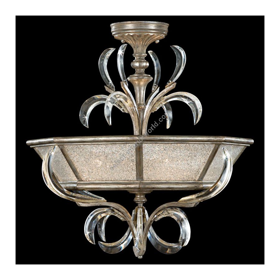Silver leaf finish