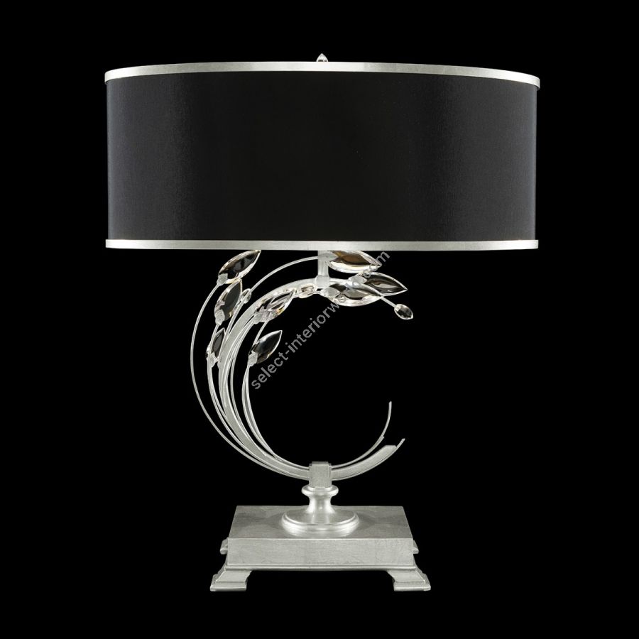 Silver Leaf / Black Fabric Shade - 758610-42