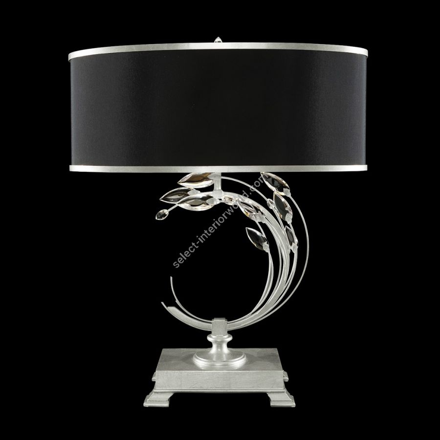 Silver Leaf / Black Fabric Shade - 771510-42