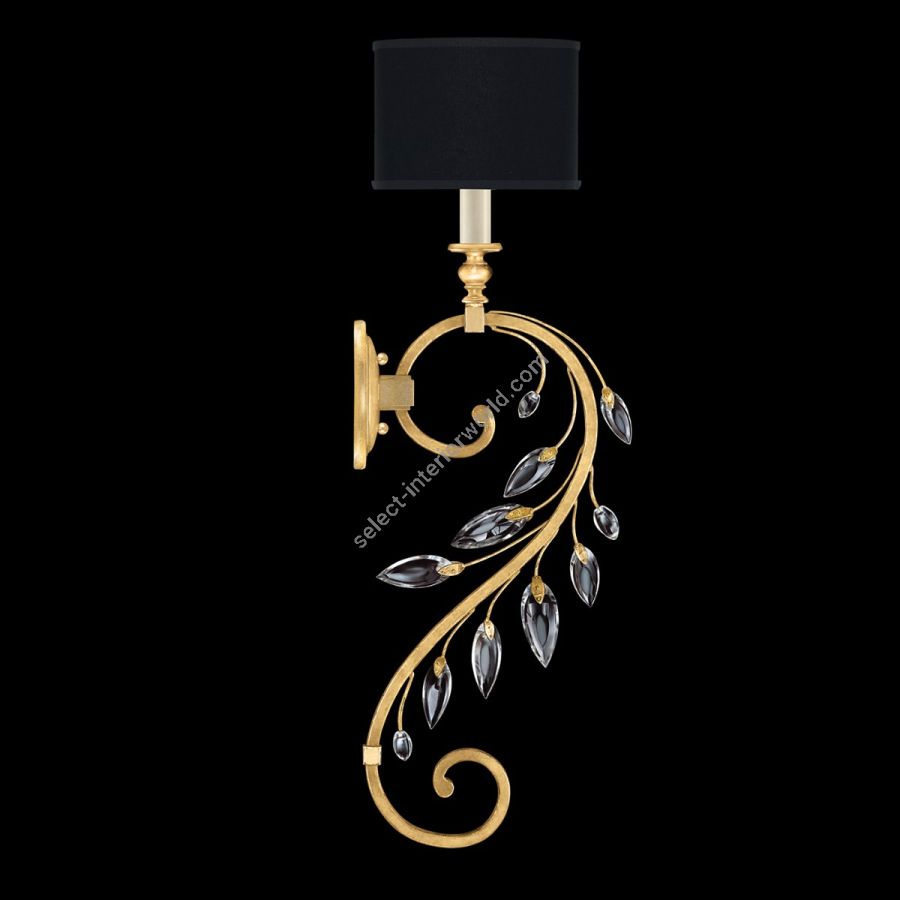 Gold Leaf / Black Fabric Shade - 774650-34