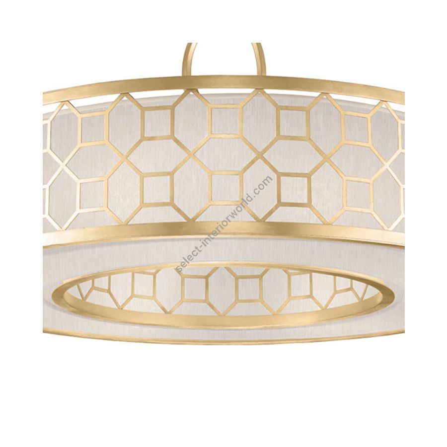 Gold Leaf / Champagne Fabric Shade - 780340-33