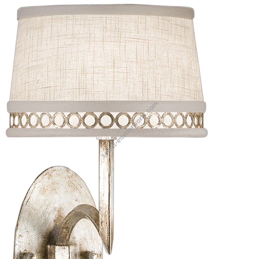 Silver / White Linen Shades - 784650