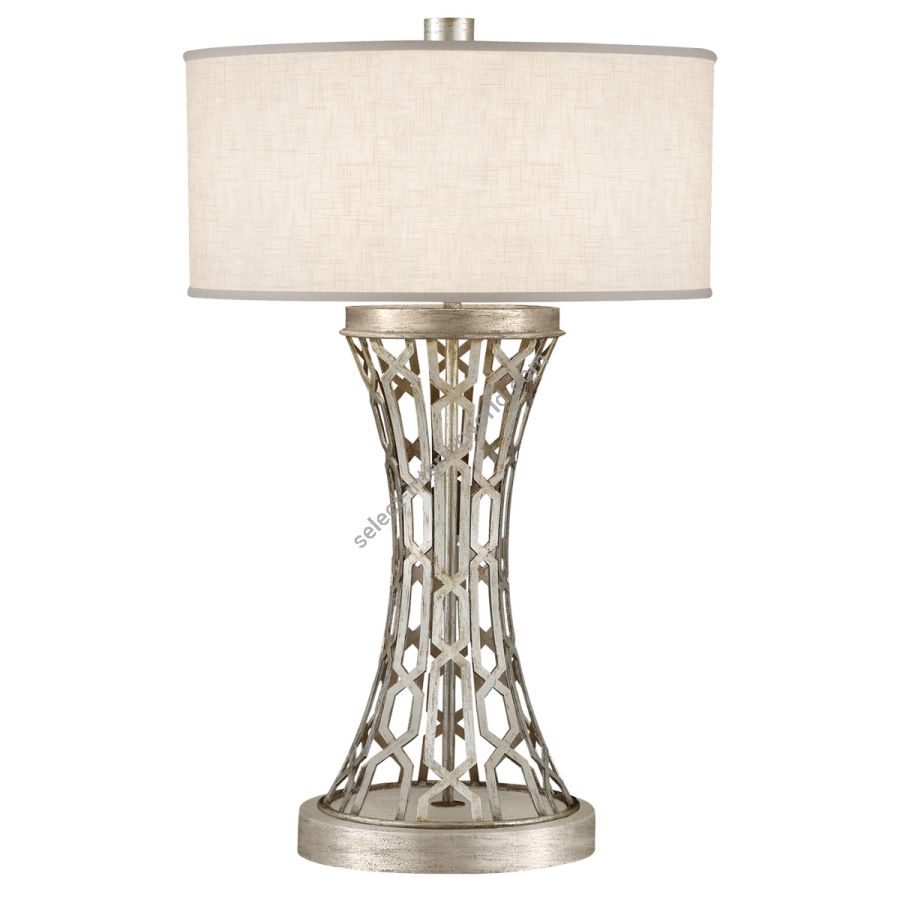 Silver / White Linen Shades - 784910
