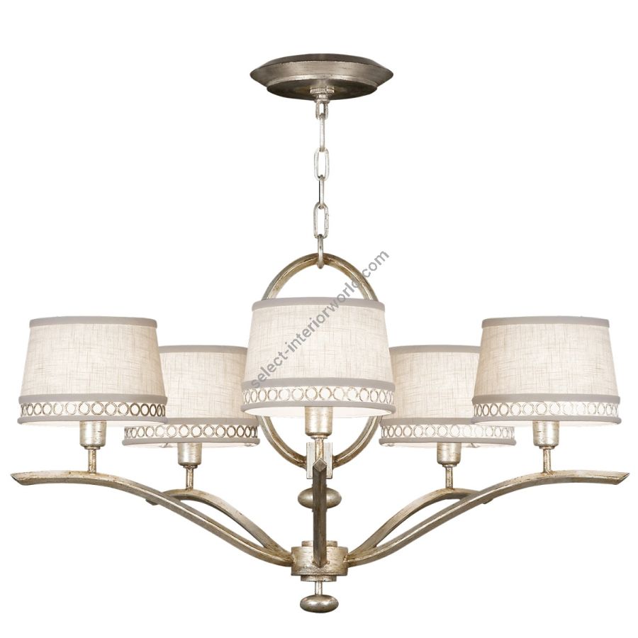 Silver / White Linen Shades - 785440